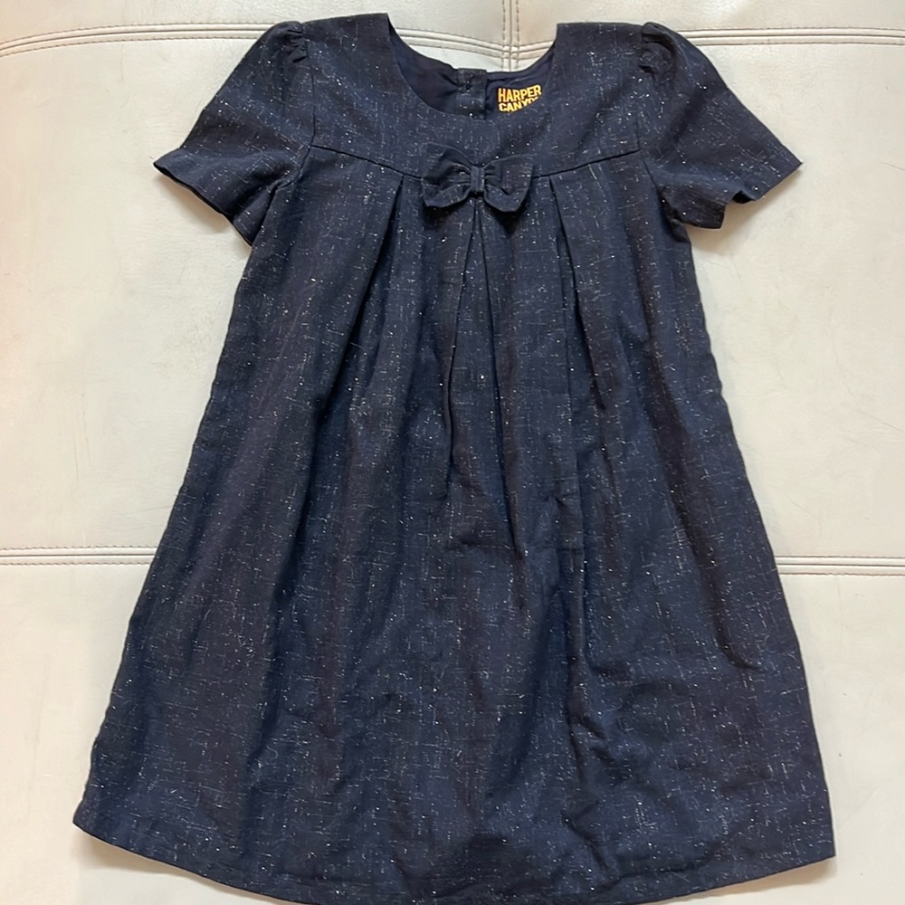 Navy with silver metallic